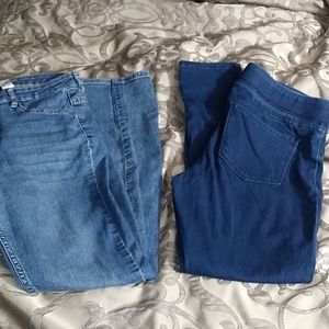 2 pair of jeggins
